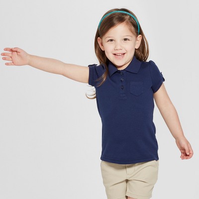 Toddler Girls' Short Sleeve Interlock 