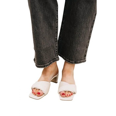 Women's PUFF SLIDE HEEL SANDAL - BiLLiNi