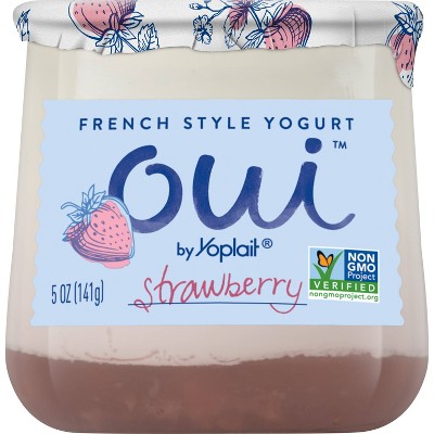 Oui by Yoplait Strawberry Flavored French Style Yogurt - 5oz