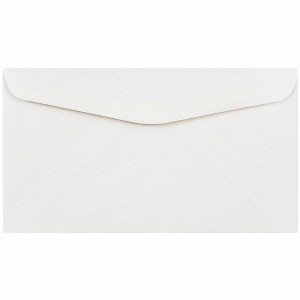 JAM PAPER #6 3/4 Business Commercial Envelopes - 3 5/8 x 6 1/2 - White - 100/Pack - 1 of 1
