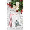 C&F Home Emerald Green Christmas Tree Cotton Flour Sack Kitchen Dish Cotton Flour Sack Kitchen Dish Towel 27L x 18W in. - image 2 of 4