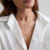Dainty Necklace for Women, Green Waterdrop Shape Premium Simplicity - 4 of 4
