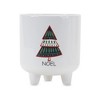 Melrose Footed Pine Tree Planter (Set of 3) - 2 of 4