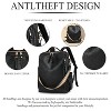 Backpack retro style backpack multi-function PU fashion bag for women - 2 of 4