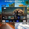 Sylvox 43" Patio Series Outdoor 2160p 1LED TV: Google TV HDR10, 60 Hz Refresh, Chromecast - 3 of 4