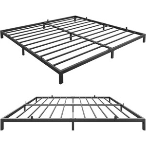 14 Inch Twin Bed Frame Metal Platform, Twin Bed Frame with Ample Storage, No Box Spring Needed and Steel Slat Support, Easy Assembly, Black - 1 of 4
