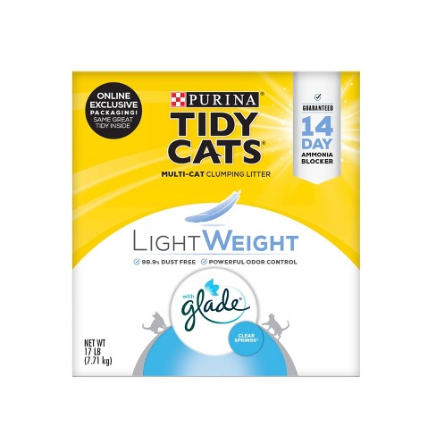 Cat litter with clearance glade