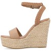 Journee Collection Womens Andiah Buckle Espadrille Wedge Sandals - 2 of 4