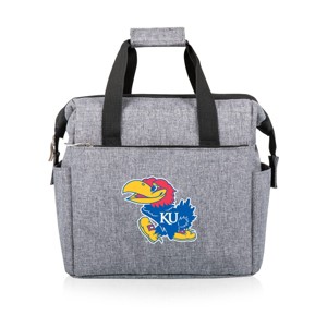 NCAA Kansas Jayhawks On The Go Lunch Cooler - Gray - 1 of 3