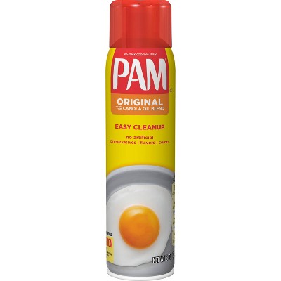 PAM 100% Natural Fat-Free Original Canola Oil Spray - 8oz