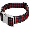 Country Brook Petz 1 1/2 Inch Premium Buffalo Plaid Dog Collar - 2 of 4