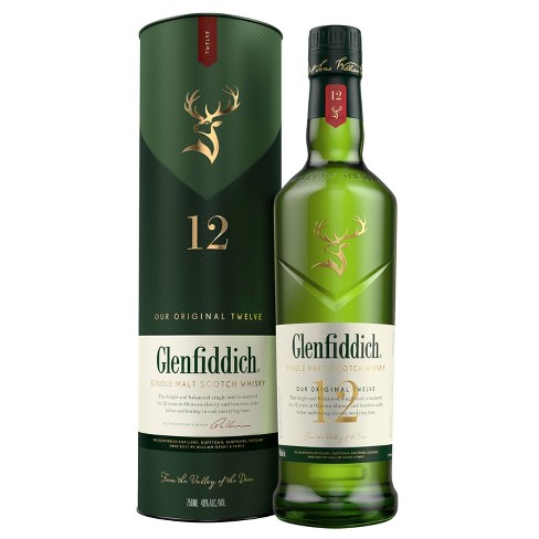 Glenfiddich Original 12yr Single Malt Scotch Whisky - 750ml Bottle : Target