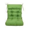ARTPLAN All Weather Chair Outdoor Cushions of Adirondack Chair with High Back Wicker Tufted Pillow for Outdoor Furniture - 3 of 4