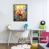 Stupell Industries Colorful Dinosaur in Jungle Floating Frame Canvas Art - 3 of 4