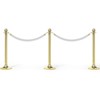 Unique Bargains Hotel Adjustable Velvet Stanchion Rope with Snap Hook - 3 of 4