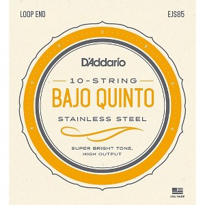 D'Addario EJS85 Stainless Steel Bajo Quinto String Set - 1 of 3