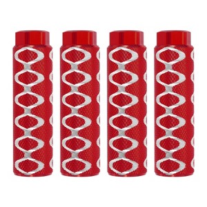 Unique Bargains Aluminum Alloy Anti-Skid BMX Mountain Cycling Fit 3/8 Inch Axles Rear Stunt Bike Pegs 4 Pcs - 1 of 3