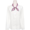 INSPIRE CHIC Women's Heart Print Skinny Long Silky Ribbon Hair Band Handbag Wrap Scarves 1Pc - 2 of 4