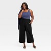 Women's High-Rise Straight Leg Side-Tie Pull-On Pants - A New Day™ - 3 of 3