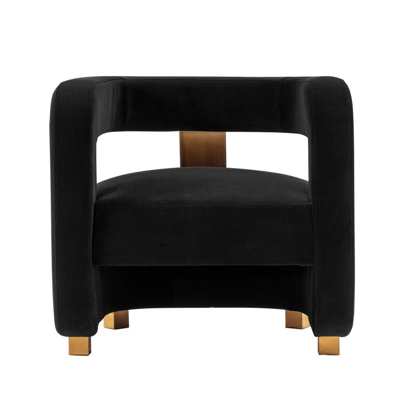 Amirah Modern Velvet Upholstered Accent Chair - Manhattan Comfort, 1 of 11