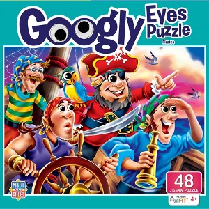 MasterPieces Kids Funny Jigsaw Puzzle - Pirates Googly Eyes 48 Pieces - 1 of 4