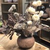 Sullivans Artificial 43" Faux Dried Hydrangea Leaf - Set of 2 - 3 of 4