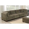 NicBex Modular Sectional 6pc Set L-Shaped Modular Sofa Bed Modern Including Couch 2x Corner Wedge 2x Armless Chairs and 2x Ottomans - 3 of 4