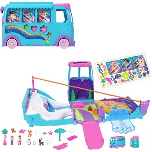 Polly Pocket Pet Van Playset - 20pc - 1 of 4