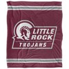 University Of Arkansas At Little Rock Primary Logo Stripes Silky 50x60 Blanket, 1 Sided - 2 of 4