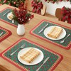 REGALWOVEN Placemats Set of 6 Leather Placemats, Washable Kitchen Table Mat, Seasonal Holiday Christmas Place Mats for Party - 2 of 4