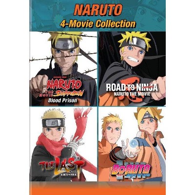 Naruto 4 Movie Collection Dvd 2020 Target