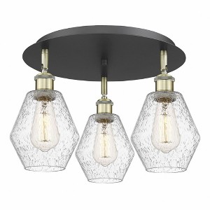 Cindyrella - 3 Light Flush Mount In Industrial Style-10 Inches Tall and 17.75 Inches Wide - 1 of 1