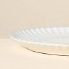 10.5" Scalloped Edge Stoneware Dinner Plate - Hearth & Hand™ with Magnolia - 4 of 4