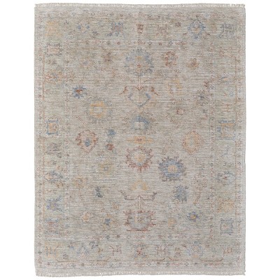 Caldwell Transitional Floral & Botanical Brown/Tan/Blue Area Rug