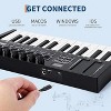 25-Key MIDI Keyboard MIDI Controller with DAW Integration, ABS Keyboard, 8 Drum Pads, 8 Knobs, Perfect for Music Production - 4 of 4