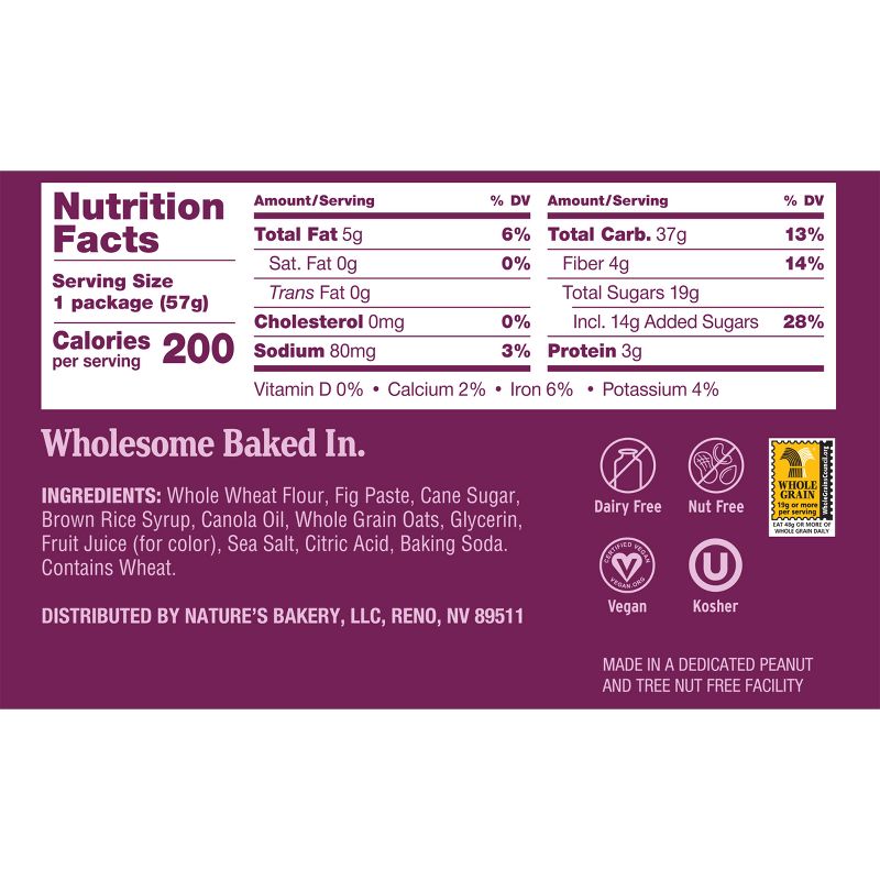 Nature&#39;s Bakery Fig Bar - 6ct, 3 of 11