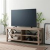 62 in. White Oak Wood TV Stand - Henn&Hart - 4 of 4