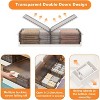 Acekool Under Bed Storage Containers with Wheels, Stackable Storage Bins with Lids, Pull-Out Organizer for Bedroom, Dorm, Closet, 2 Pack - 2 of 4