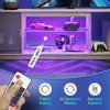 Bestier 71 Inch LED TV Stand with Adjustable Shelves - 2 of 4