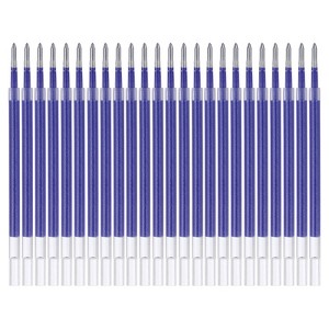 Unique Bargains Medium Point Glitter Coloring Gel Ink Pen Refills for Retractable Click Pens 24 Pcs - 1 of 4