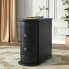 COWLOWN End Table with 2 Drawers, Fully Assembled Wood Nightstand for Small Spaces, No Assembly Required - 4 of 4