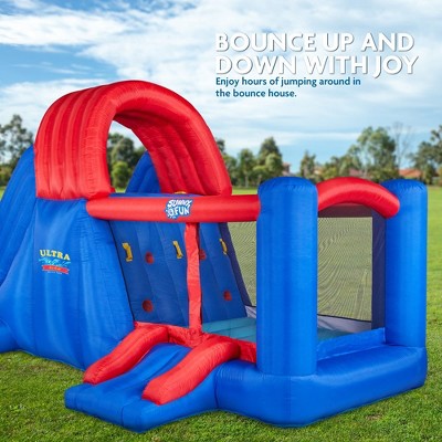 Ultra All-Play Inflatable Water Slide Park with Bounce House