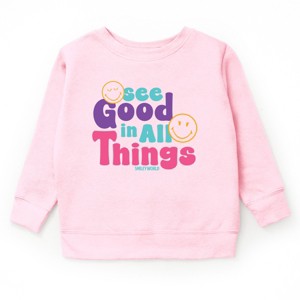 The Juniper Shop SmileyWorld See Good In All Things Youth Sweatshirt - 1 of 3