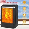 iMountek
"500W Portable Electric Heater - PTC Ceramic Heating Fan for Fast Warmth in Home & Office Spaces"Black - 4 of 4