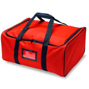 Unique Bargains Outdoor Travel Sport Empty First Aid Bag Red 9.6 X 5.5 X  3 : Target