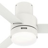 Hunter Fans 52" Gilmour Lighted Ceiling Fan Matte White Finish for Modern Outdoor Spaces - 4 of 4