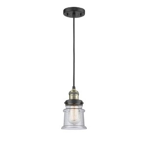 Canton - 1 Light Cord Hung Mini Pendant In Industrial Style-10 Inches Tall and 5.25 Inches Wide - 1 of 1