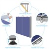 YONWAY 6ft Mid-Size Table Tennis Table Foldable Ping Pong Table Set for Indoor & Outdoor Games with Net,2 Table Tennis Paddles and 3 Balls - 4 of 4