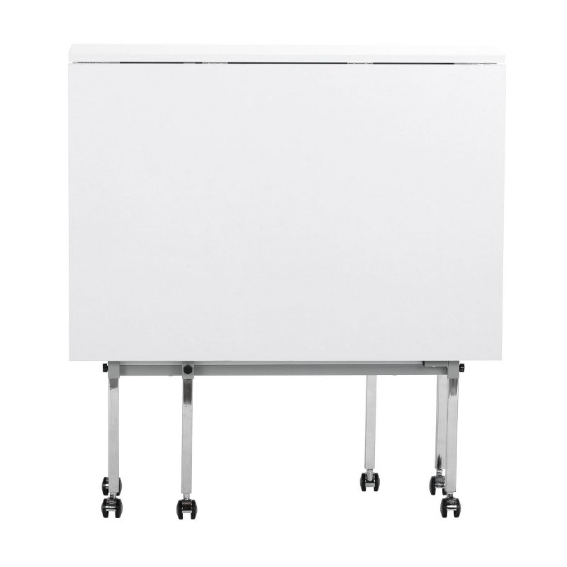 Sew Ready Adjustable Height Hobby and Craft Table with Drawers Silver/White - Studio Designs, 5 of 10