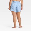 Women's Flannel Pajama Shorts - Auden™ - 2 of 3